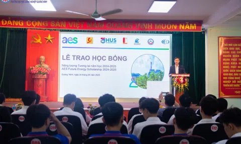 Trao học bổng Năng lượng Tương lai AES năm học 2024–2025 cho 6 trường đại học