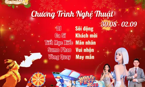 Chuỗi Sự Kiện Hấp Dẫn Tại Công viên Nước Hồ Tây Dịp 2/9