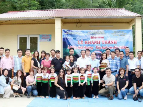 Tạp chí Sở hữu Trí tuệ và Sáng tạo chung tay cùng doanh nghiệp xây dựng Lớp học tình thương tại xã nghèo tỉnh Thanh Hóa