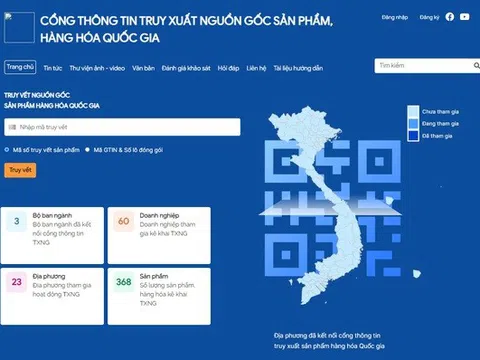 Cổng thông tin truy xuất nguồn gốc sản phẩm, hàng hóa quốc gia chuẩn bị đi vào vận hành