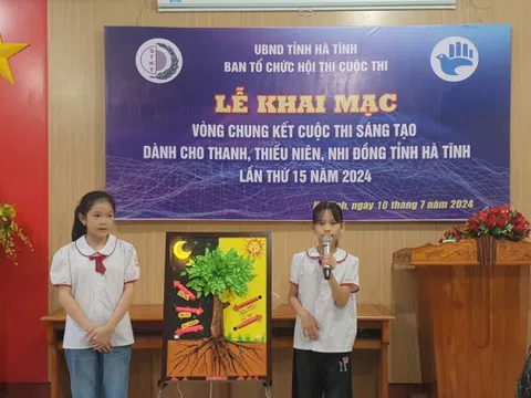 104 giải pháp lọt vào chung kết Cuộc thi Sáng tạo dành cho TTN-NĐ Hà Tĩnh