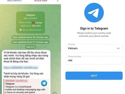 Cảnh báo sập bẫy lừa đảo qua Telegram