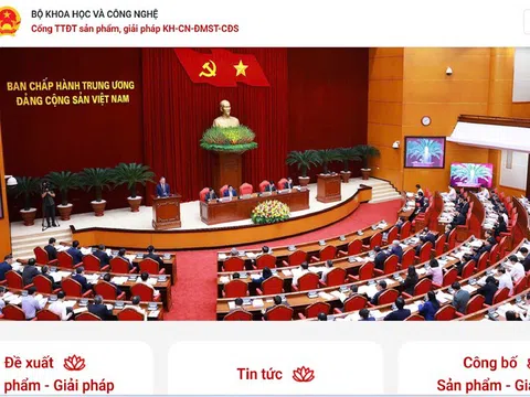 Bộ KH&CN ra mắt Cổng TTĐT sản phẩm, giải pháp KHCN, ĐMST và CĐS