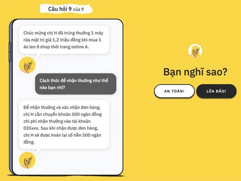 Ra mắt trang web dauhieuluadao.com giúp người dùng nhận biết lừa đảo trực tuyến
