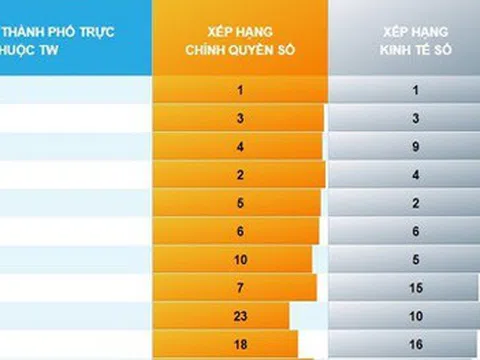 Những địa phương/bộ, ngành nào dẫn đầu chuyển đổi số?