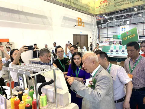 Triển lãm ITCPE - VIETNAM TEXPRINT 2023 chính thức khai mạc tại Bình Dương