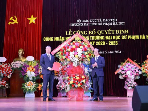 Lễ công bố Quyết định công nhận Hiệu trưởng Trường Đại học Sư phạm Hà Nội