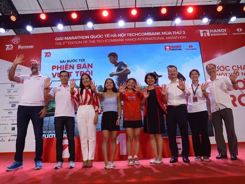 Hơn 10.000 vận động viên tham dự Giải Marathon Quốc tế Hà Nội Techcombank Mùa thứ 3