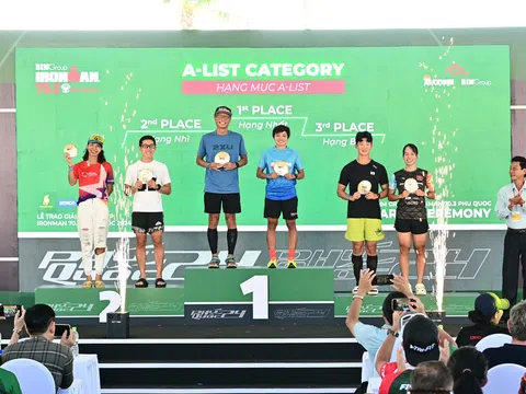 Kỷ Lục Mới Được Thiết Lập Từ Hai Nhà Vô Địch Mới Tại Giải Bim Group Ironman 70.3 Phú Quốc 2024