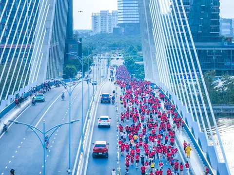 Giải Marathon quốc tế Thành phố Hồ Chí Minh Techcombank mùa thứ 8 - Giải chạy biểu trưng với bước chạy Vì một việt nam vượt trội”