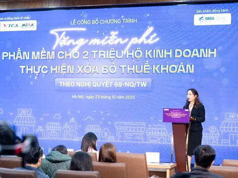 MISA phong cách đầu tiên cùng ngành Thuế thúc đẩy chuyển đổi số hộ kinh doanh