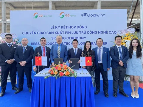 Việt Nam tăng tốc chiến lược nănglLượng sạch: GG Industries ký kết chuyển giao công nghệ Pin lưu trữ khổng lồ từ Tập đoàn Goldwind