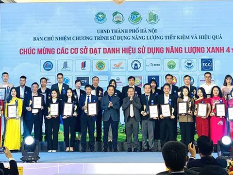 Hà Nội vinh danh 87 đơn vị tiên phong về Năng lượng Xanh