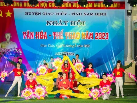 Giao Thủy (Nam Định): Sôi nổi ngày hội Văn hóa - Thể thao năm 2023